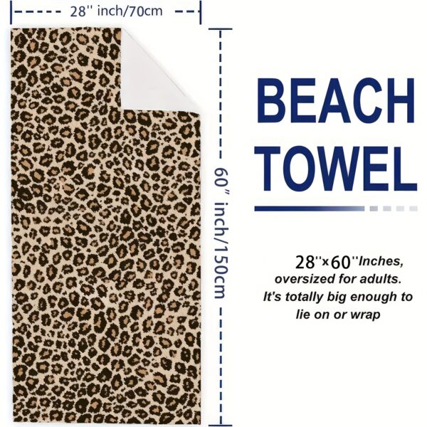 Serviette de Plage Léopard – Image 3