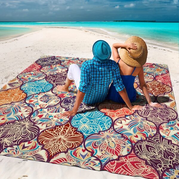 Drap de plage Floral – Image 3