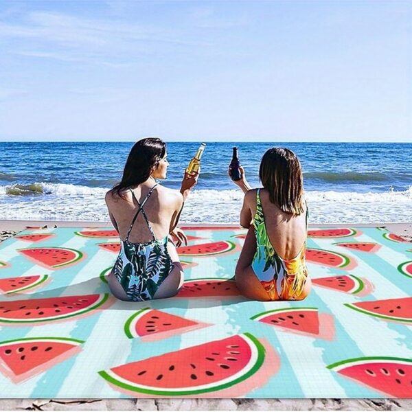 Drap de plage Anti-Sable Motif Tranche de Pastèque – Image 4