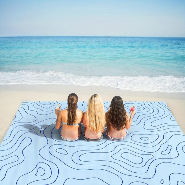 Drap de plage Largebleu – Image 3