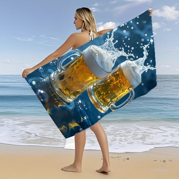 Serviette de plage pour les amateurs de bière – Image 8