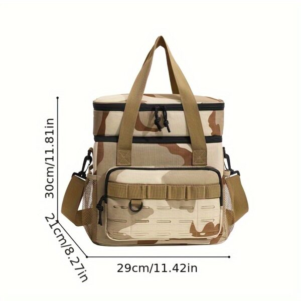 Sac isotherme isolé double couche de grande capacité – Image 3