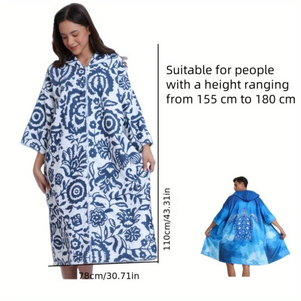 2 Ponchos de plage imprimés – Image 4