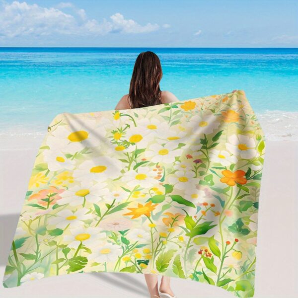 Drap de plage floral – Image 7