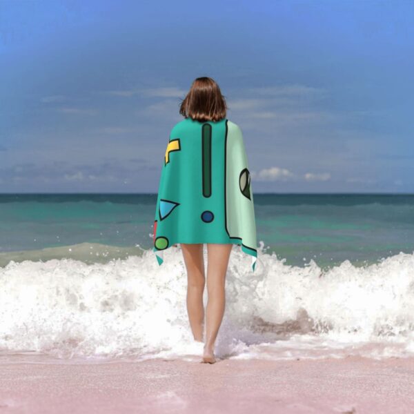 Serviette de Plage Séchage Rapide BMO Adventure Time – Image 4