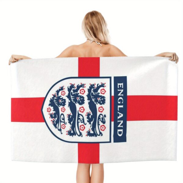 Serviette de Plage Équipe Nationale Anglaise – Image 2