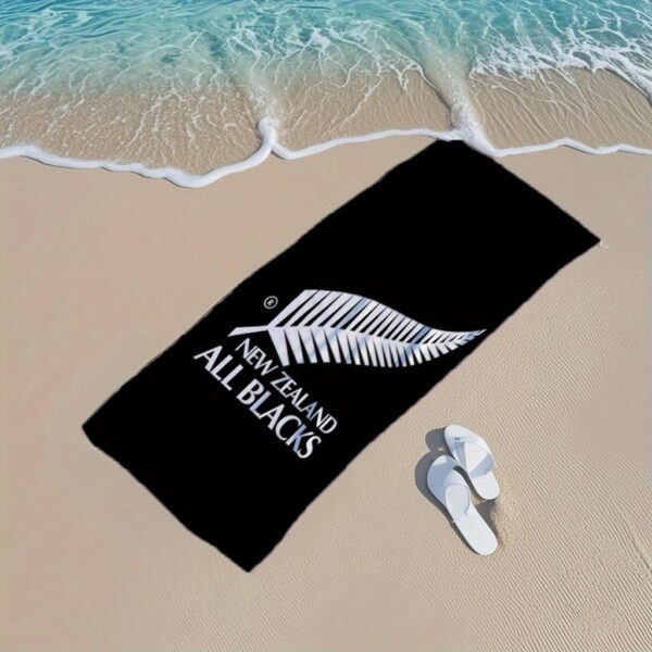 Serviette de plage All Blacks Nouvelle-Zélande – Image 5