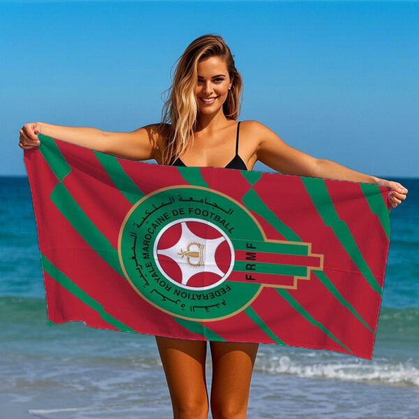 Serviette de Plage Logo FRMF Marocain