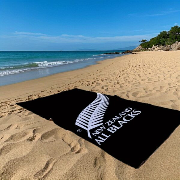 Serviette de plage All Blacks Nouvelle-Zélande – Image 7