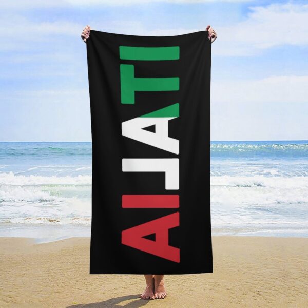 Serviette de Plage Drapeau Italien – Image 2