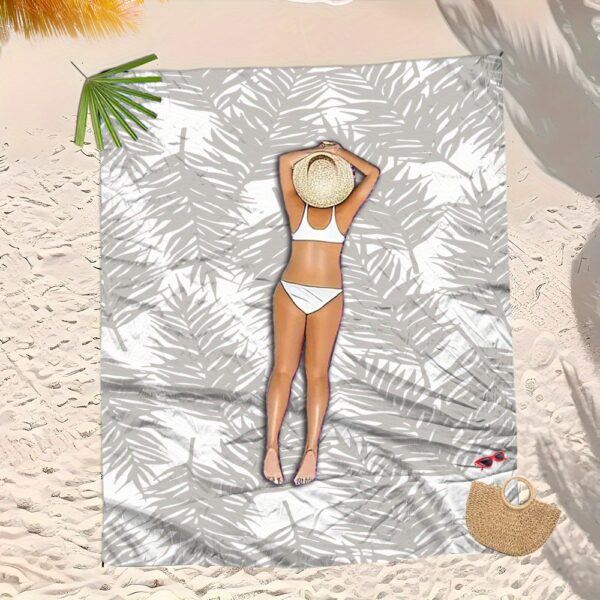 Drap de plage Motif Plume