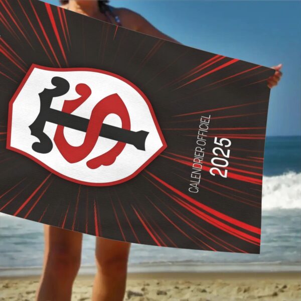Serviette de plage calendrier officiel de Stade Toulousain 2025 – Image 2