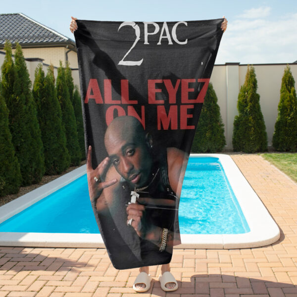 Serviette de plage 2Pac "All Eyezone" Album Cover