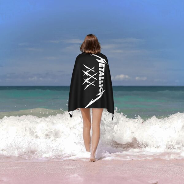 Serviette de Plage Metallica black – Image 6