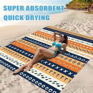 Drap de plage Motif Tribale Paisley Vibrant