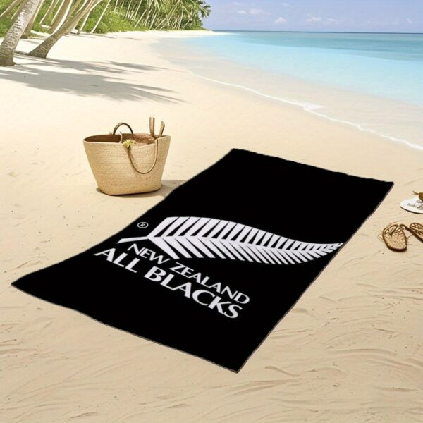 Serviette de plage All Blacks Nouvelle-Zélande – Image 3