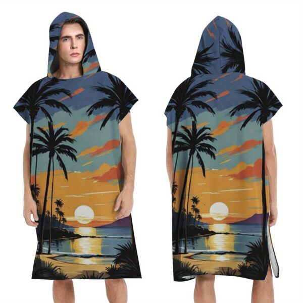 Poncho de plage Tropical – Image 2