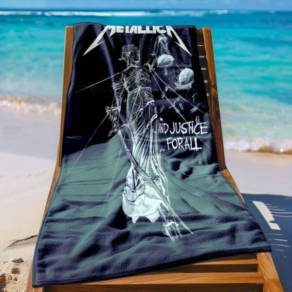 Serviette de plage Metallica