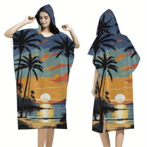 Poncho de plage Tropical