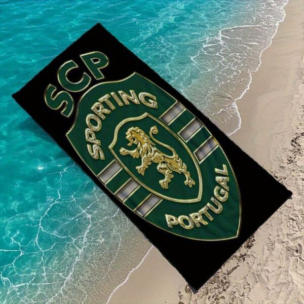 Serviette de plage Sporting Clube de Portugal – Image 4