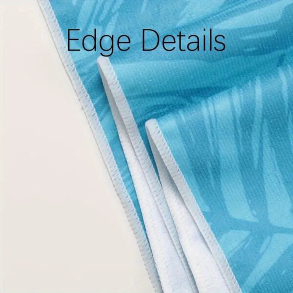 Serviette de plage Imprimé léopard beige – Image 8