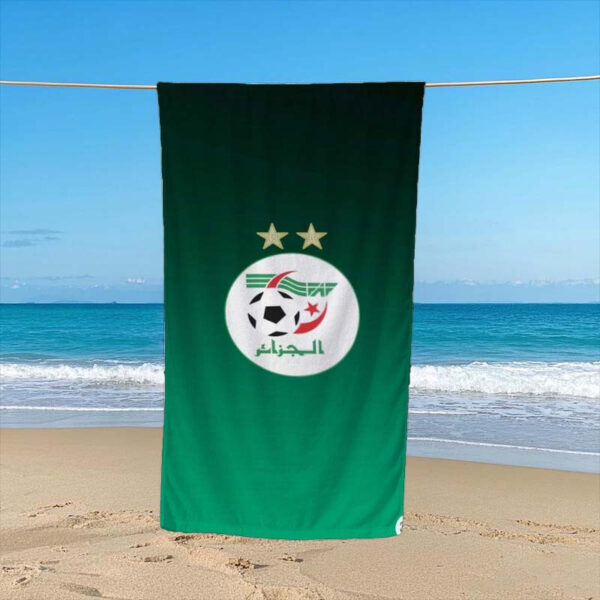serviette de plage de l'équipe de football nationale algérienne – Image 4