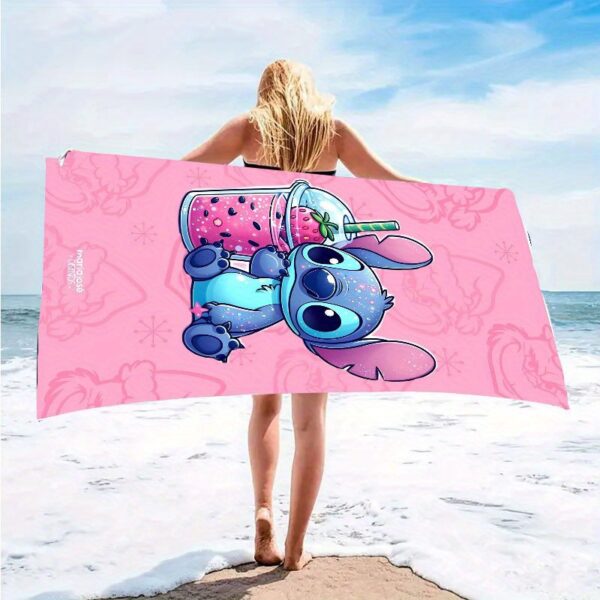 Serviette de plage Stitch