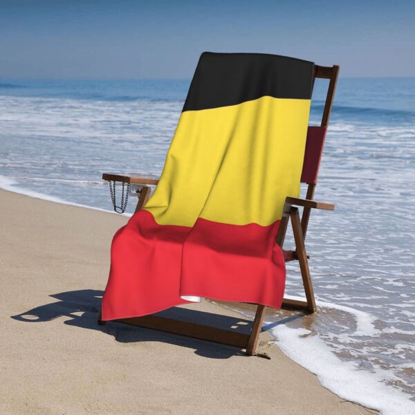 Serviette de Plage Drapeau Belge