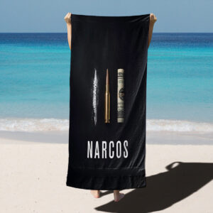 Serviette de Plage Inspirée par la Série Narcos