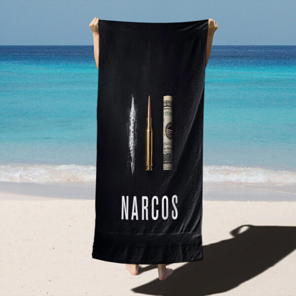 Serviette de Plage Inspirée par la Série Narcos