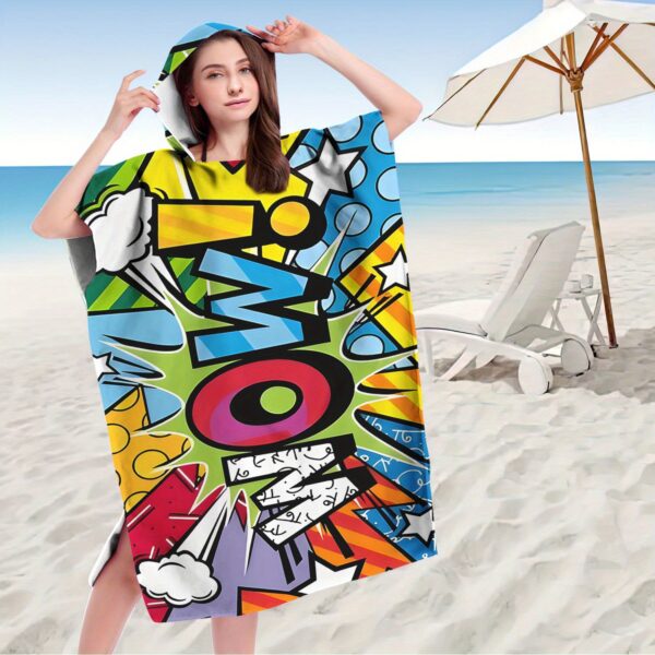 Poncho de plage wow – Image 4