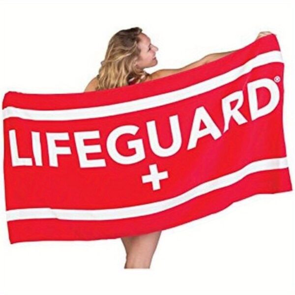 Serviette de plage sous licence officielle LIFEGUARD