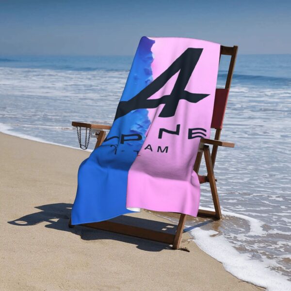 Serviette de Plage Équipe Alpine F1 – Image 3