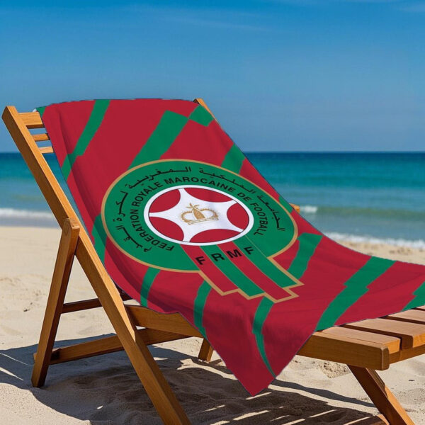 Serviette de Plage Logo FRMF Marocain – Image 3