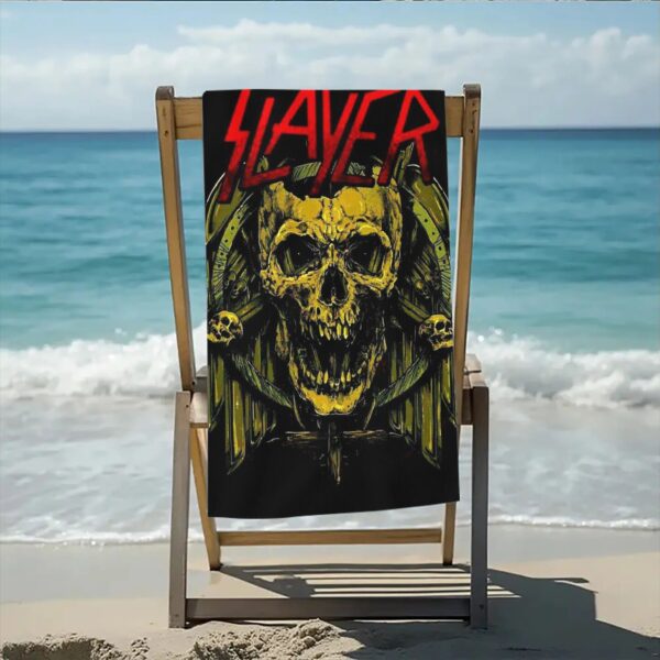 Serviette de plage avec motif crâne Slayer - – Image 2