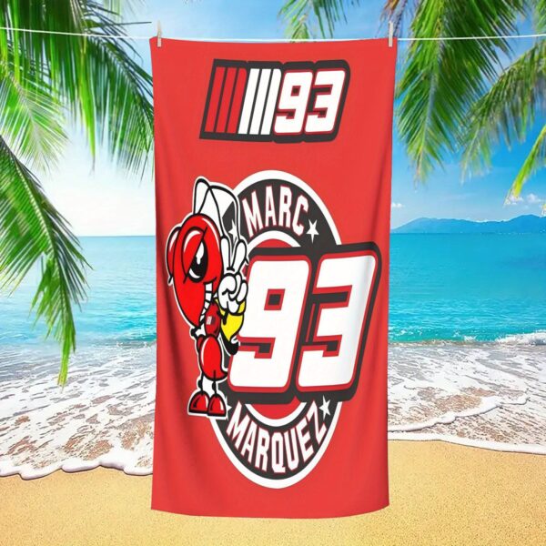 Serviette de Plage Pliable 2-en-1 Marc Marquez 93