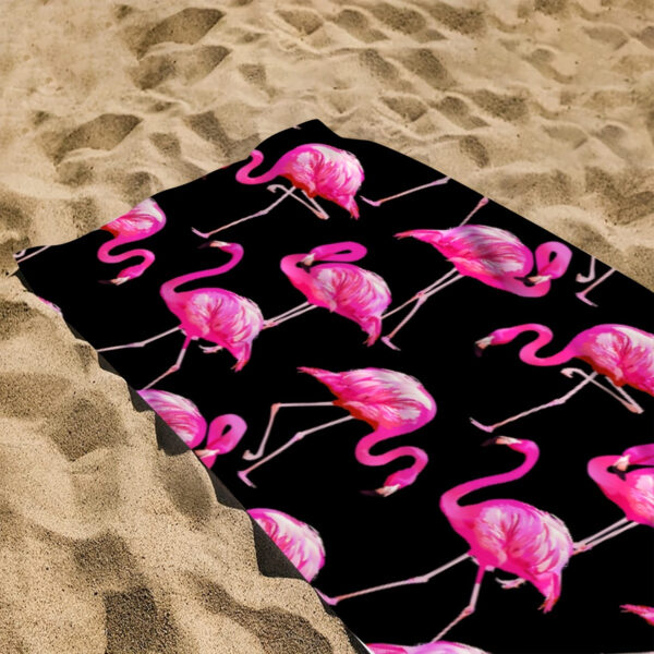 Serviette de Plage Flamant Rose – Image 5