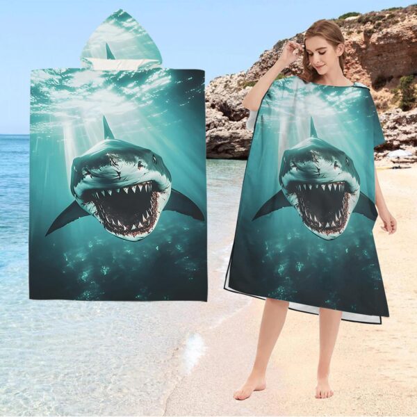 Ponchos de plage requin – Image 4