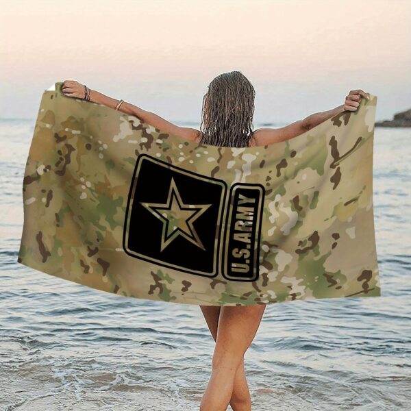 Serviette de Plage à Séchage Armée Américaine – Image 3