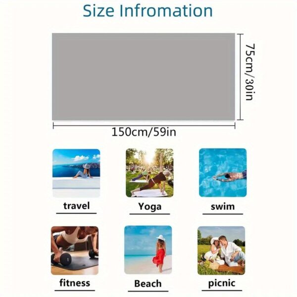 Ensemble de 2 serviettes de plage pour roi et reine – Image 4