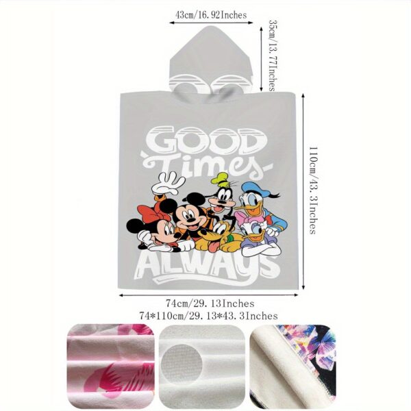 Poncho de plage" Mickey & Minnie Mouse – Image 3