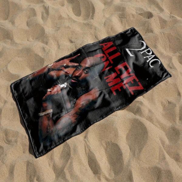Serviette de plage 2Pac "All Eyezone" Album Cover – Image 5
