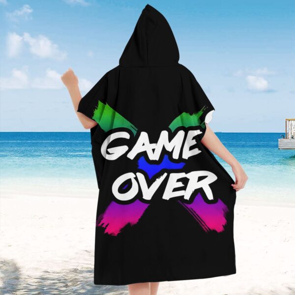 Poncho de plage Game over