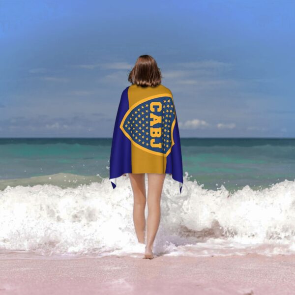 Serviette de plage club de soccer Boca Juniors – Image 5