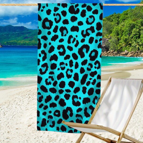 Serviette de plage  léopard moderne