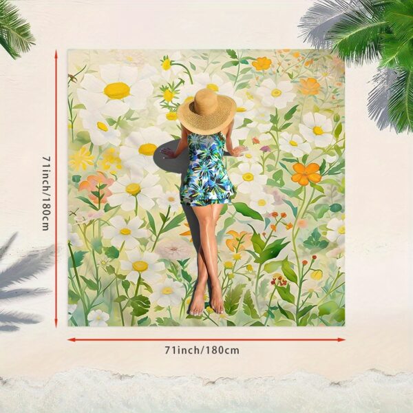 Drap de plage floral – Image 14