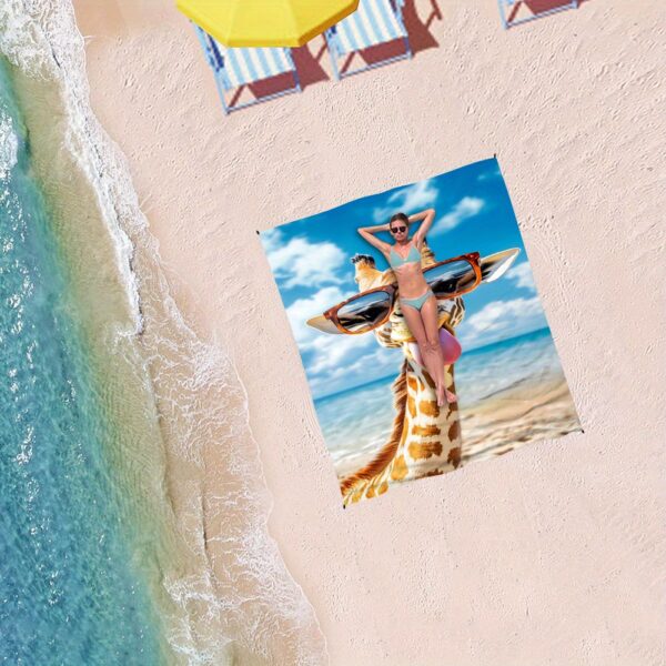 Drap de plage pour Deux Personnes chameau – Image 9