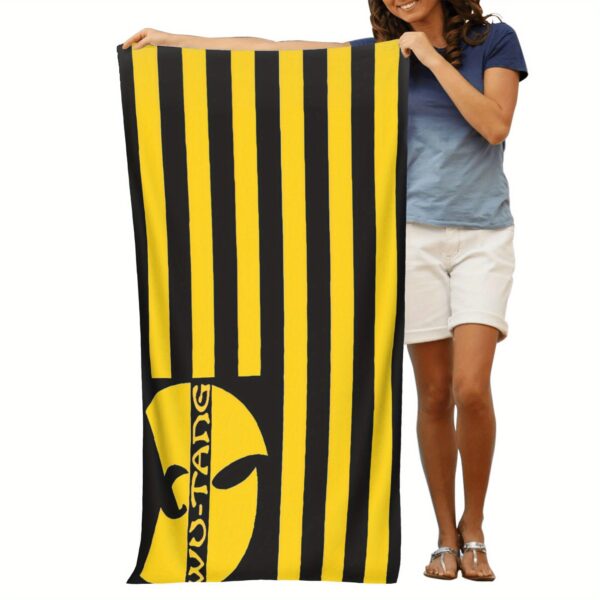 Serviette de plage en microfibre inspirée du Wu Tang Clan – Image 7