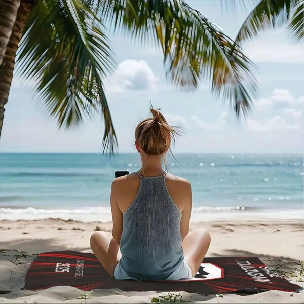 Serviette de plage calendrier officiel de Stade Toulousain 2025 – Image 7