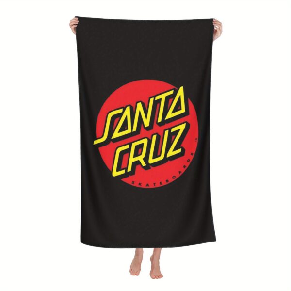 Serviette de plage Santa Cruz Skateboard – Image 2